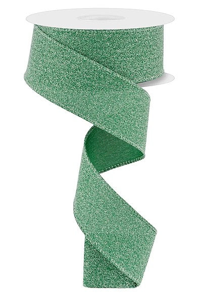 1.5" X 10 YD Crystal Shine Ribbon: Emerald Green