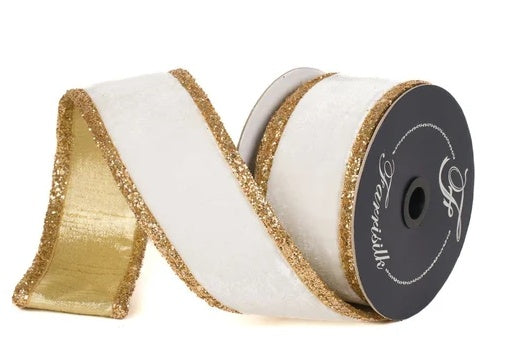 2.5" X 5 YD GOLD DUST BORDERS - Farrisilk