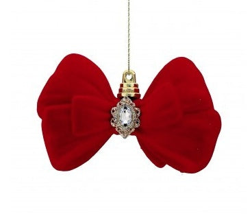 5" FLOCKED VP BOWTIE W/JEWEL