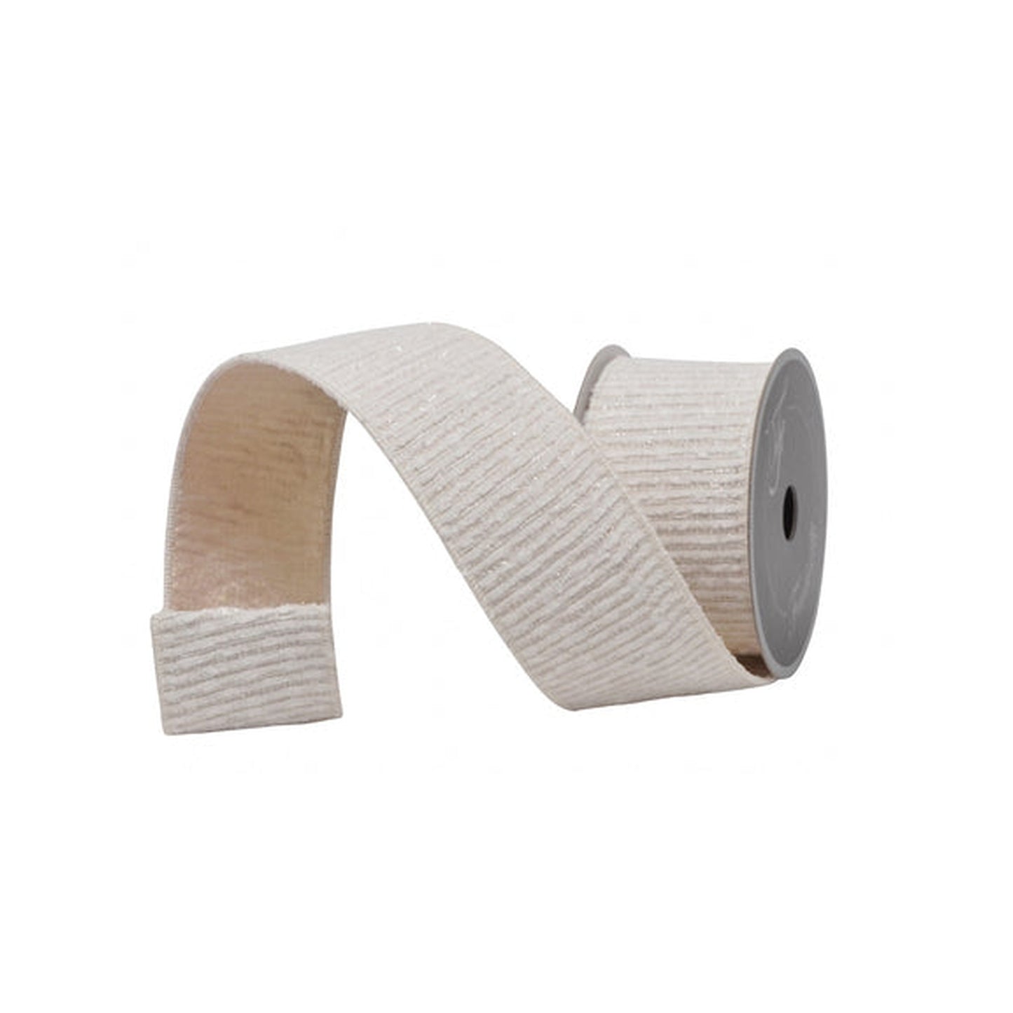 2.5" X 5 YD IVORY TIVOLI TWEED-Farrisilk