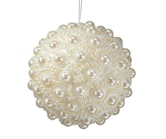 4" PEARL BALL ORNAMENT