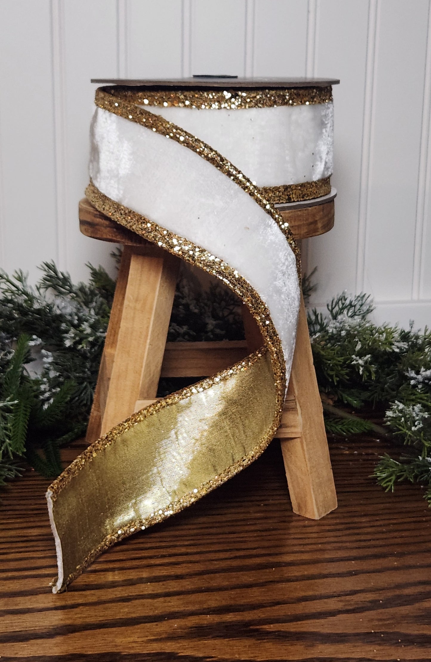 2.5" X 5 YD GOLD DUST BORDERS - Farrisilk
